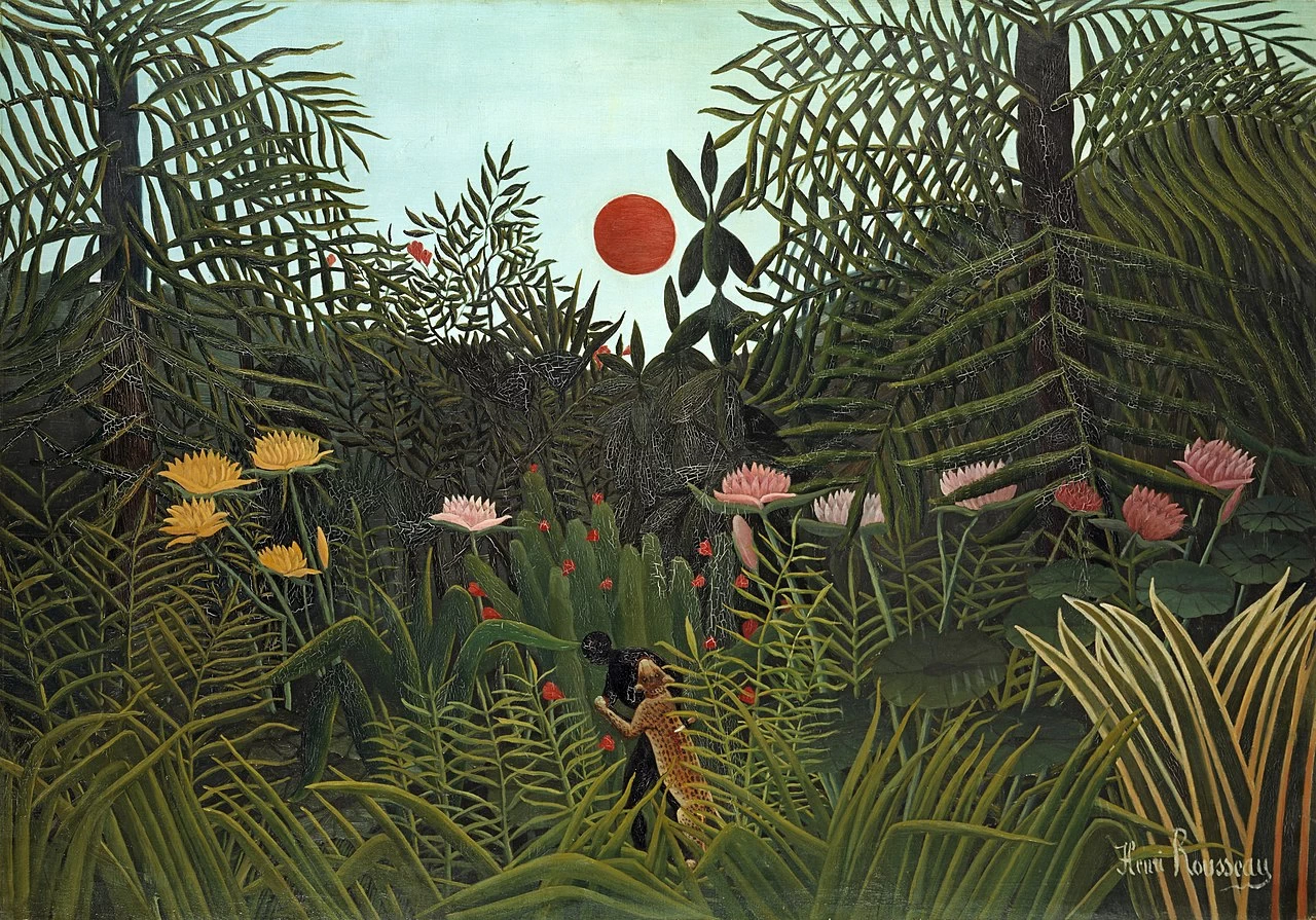 Foresta primordiale al tramonto - Kunstmuseum Basel